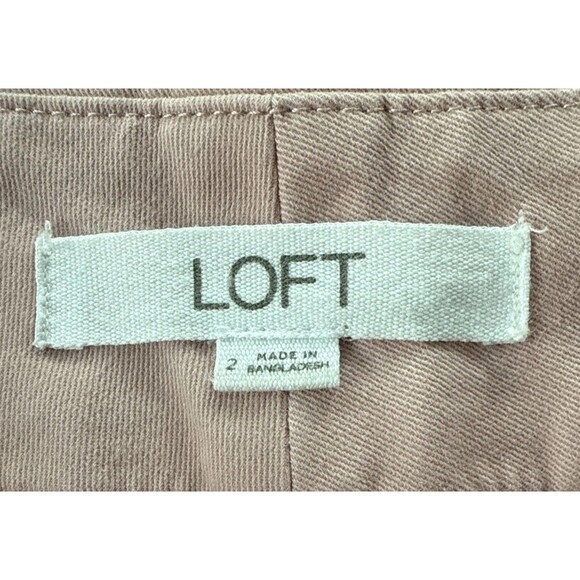 Women’s LOFT Pink Scallop  Hem Shorts The Riviera Size 2 - 4” Inseam - Picture 3 of 3